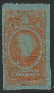 U.S. 3-Cent Cigars Class A Stamp - Used Single
