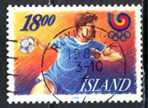 Iceland 1988: Sc. # 662;  Used Cpl. Set