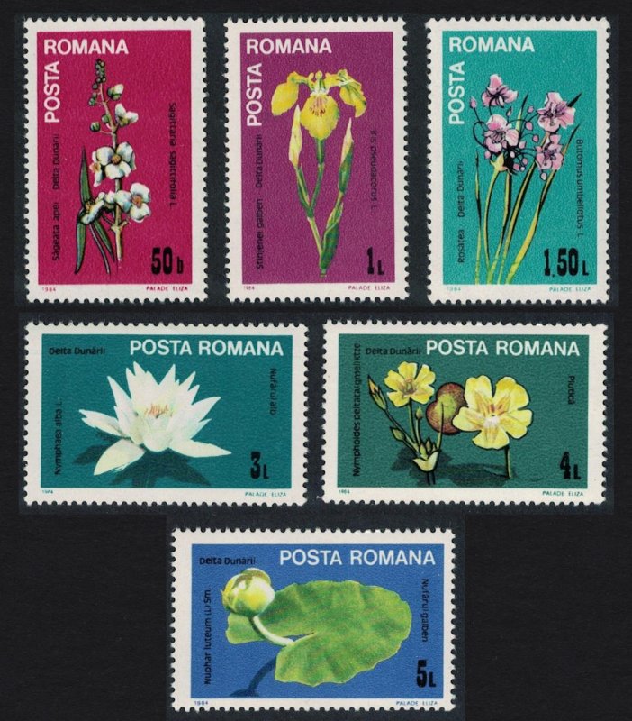 Romania Flowers of the Danube 6v SG#4851-4856 MI#4035-4040