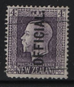 NEW ZEALAND, O49, USED, 1915-19, King George V