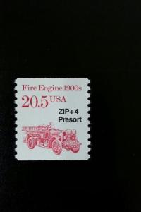 1988 20.5c Fire Engine, Coil Scott 2264 Mint F/VF NH