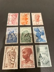 French West Africa sc 42,45,46,48-50,52-54 u