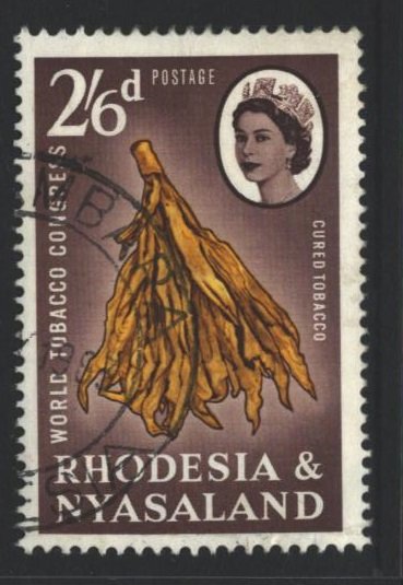 Rhodesia and Nyasaland Sc#187 Used