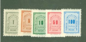 TURKEY O84-88 MH CV $3.00 BIN $2.00