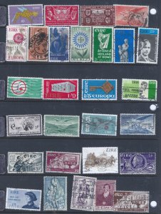 IRELAND 62 STAMPS SCV $18.60 AT A LOW PRICE