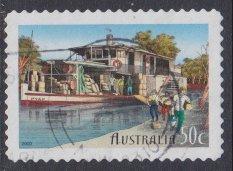 Australia sc#2181 2003 50c Murray River Shipping used