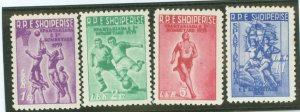 Albania #544-547 Mint (NH) Single (Complete Set) (Sports)