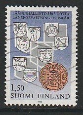 1985 Finland - Sc 710 - used VF - 1 single - Provincial arms