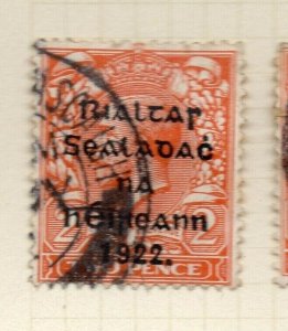 Ireland 1922 GV  Early Issue Fine Used 2d. 1922 Optd NW-185954