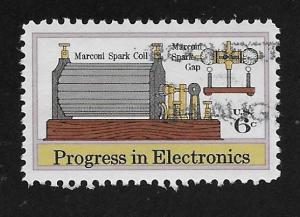 SC# 1500 - (6c) - Electronics Progress, Marconi Coil, used single