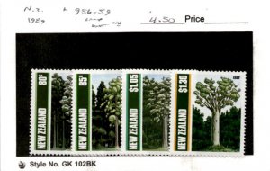 New Zealand, Postage Stamp, #956-959 Mint NH, 1989 Trees (AB)