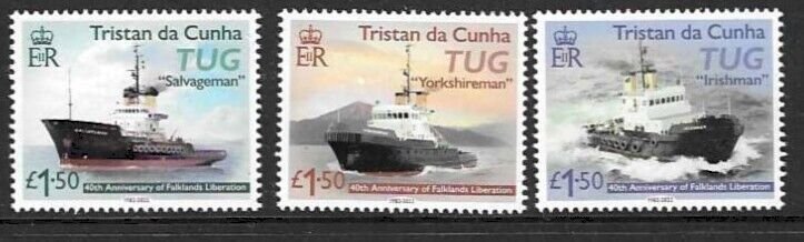 TRISTAN DA CUNHA 2022 FALKLAND LIBERATION MNH