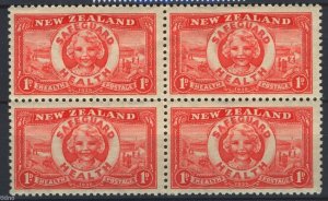 New Zealand 1936, Health issue in block of four MNH