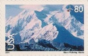 US C137 Airmail Mount McKinley 80c single (1 stamp) MNH 2001