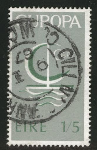 Ireland Scott 217 used Europa 1966 key stamp