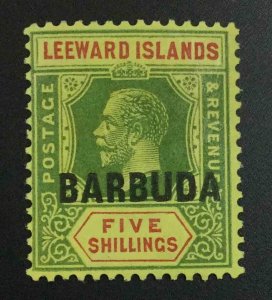 MOMEN: BARBUDA SG #11 1922 MINT OG NH £65++ LOT #64390