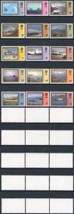 Falkland Is Dep SG75A/88A set of 15 (no imprint) U/M