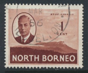 North Borneo  SG 356 SC# 244 Used  Mount Kinabalu  see scans and details