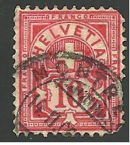 Switzerland #73, Used**-