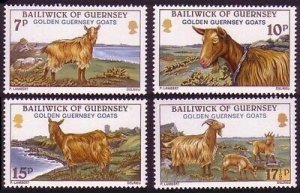 GUERNSEY - SC#209-212 Guernsey Golden Goats (1980) MNH