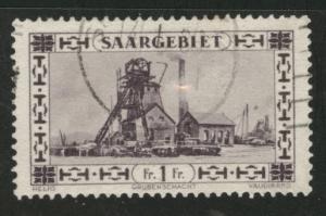 Saar Scott 131 used from 1927-32 stamp set