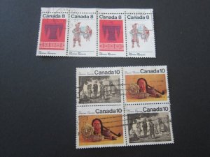 Canada 1976 Sc 569a,581a pair(2) FU