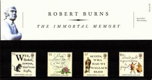 PRESENTATION PACK PP230 1996 - ROBERT BURNS (printed no.264)