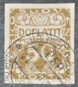 DYNAMITE Stamps: Czechoslovakia Scott #J8  USED