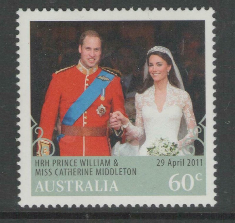 AUSTRALIA SG3592 2011 ROYAL WEDDING MNH