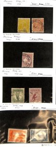 Australia Postage Stamp, #118, 120, 125, 139, 141, 142-3 Used, 1932-35 (AD)