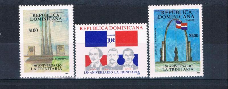 Dominican Republic 1041-43 MNH set Trinitarians  (D0113)