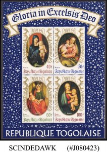 TOGO - 1971 CHRISTMAS - MIN. SHEET MINT NH