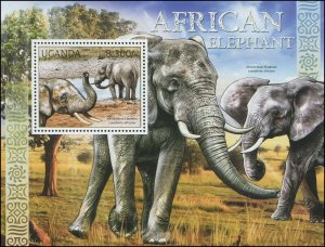 Uganda 2012 Sc 1940 Elephant CV $6.25