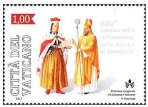 2017 - VATICAN -  Anniversary of the Diocese of Samogitia - MNH**