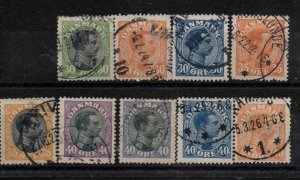 Denmark 111-119 Used (2)
