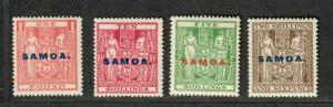Samoa Sc#156-159 M/H/VF, Complete Set, Cv. $183