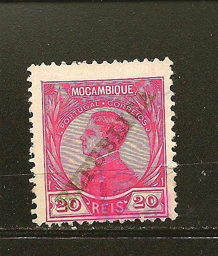 Mozambique 117 King Manoel Overprint Used