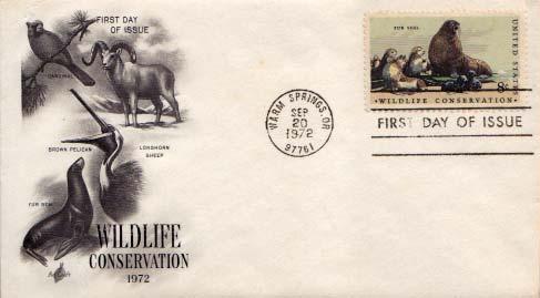 United States, First Day Cover, Marine Life