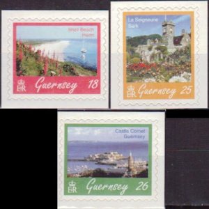 GUERNSEY 1997 - Scott# 593-5 Island Scenes Set of 3 NH