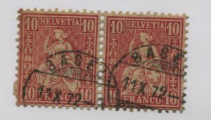 SWITZERLAND   53 USED PAIR