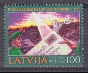 2013 Latvia 868 150th Anniversary of the first stamp issued in Latvia, Wenden 2,