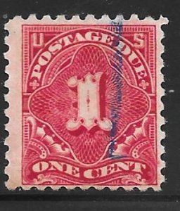 USA J52a: 1c Numeral, dull rose, used, F-VF