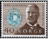 Norway Used NK 628   Johan Hjort (1869-1948) fisheries scientist, marine zool...