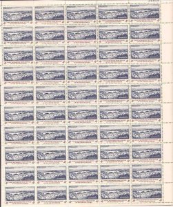 US Stamp 1960 First Automated Post Office 50 Stamp Sheet Scott #1164