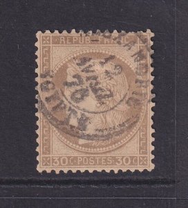 Alexandria (French Offices), Ceres 30c with Alexandria cancel, used