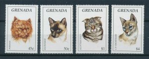 [109197] Grenada 1995 Cats Scottish Fold Perisan Snowshoe Shorthair  MNH