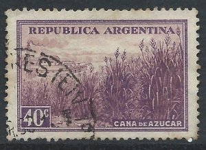 Argentina 1936 40c Sugar Cane - Scott 442 used