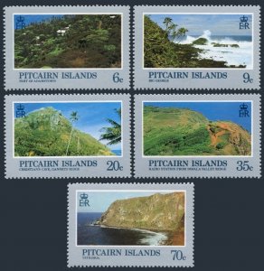 Pitcairn 198-201, MNH. Mi 201-205. Islands views, 1981. Adamstown, Cave, Ridge,