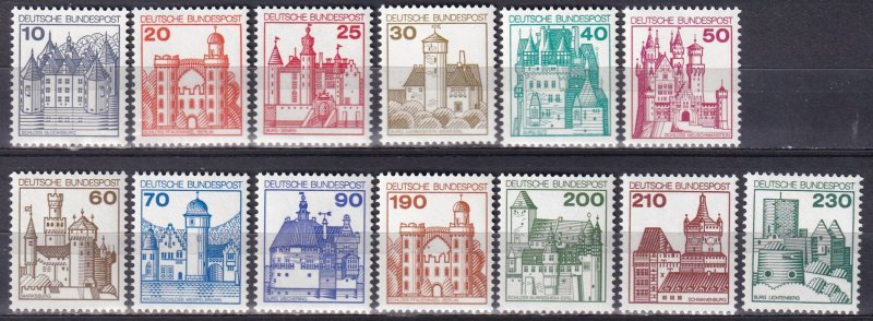 Germany #1231-42 F-VF Unused  CV $13.15 (Z7451)