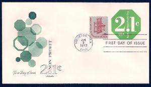 UNITED STATES FDC 2.1¢ Non Profit Envelope 1977 Artmaster